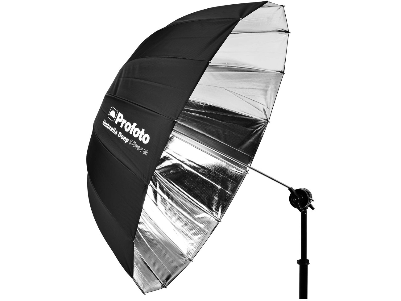 Profoto umbrella (medium, silver, deep) with diffuser