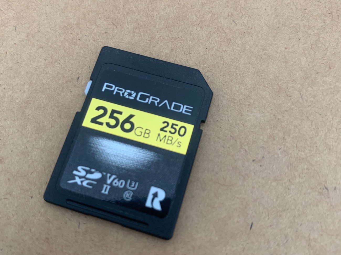 Prograde 256gb v60 class 10 sd card
