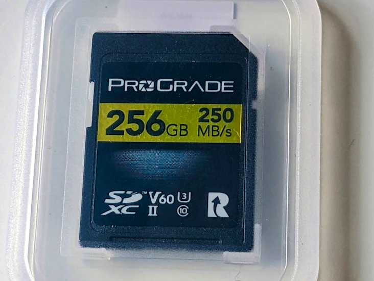 Prograde digital sdxc uhs-ii v60 memory card (256gb)