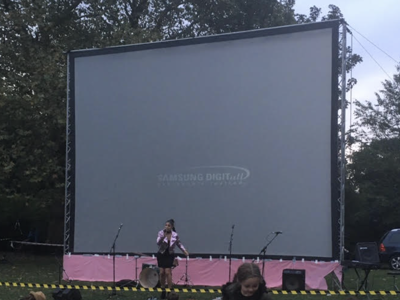 Projection screen 24 by 18 foot