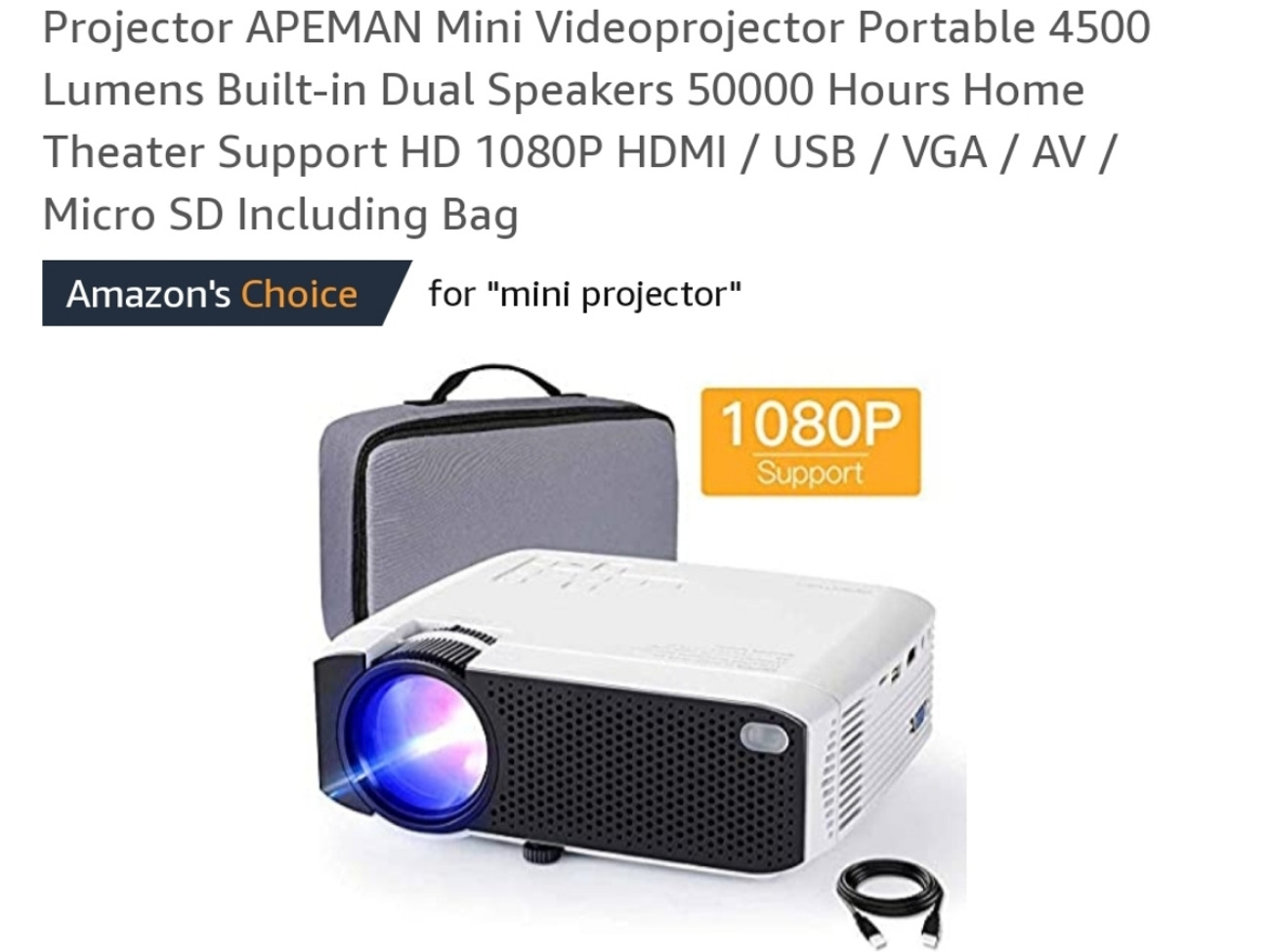 Projector aceman 