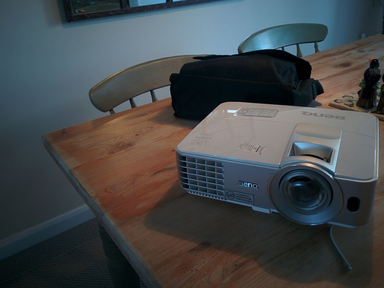 Projector and speakers