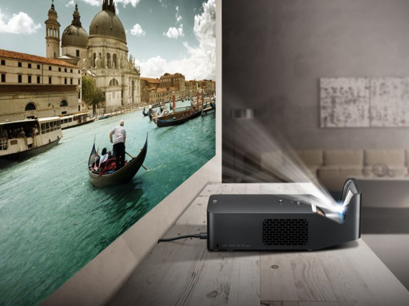 Projector lg ust short throw pf1000u