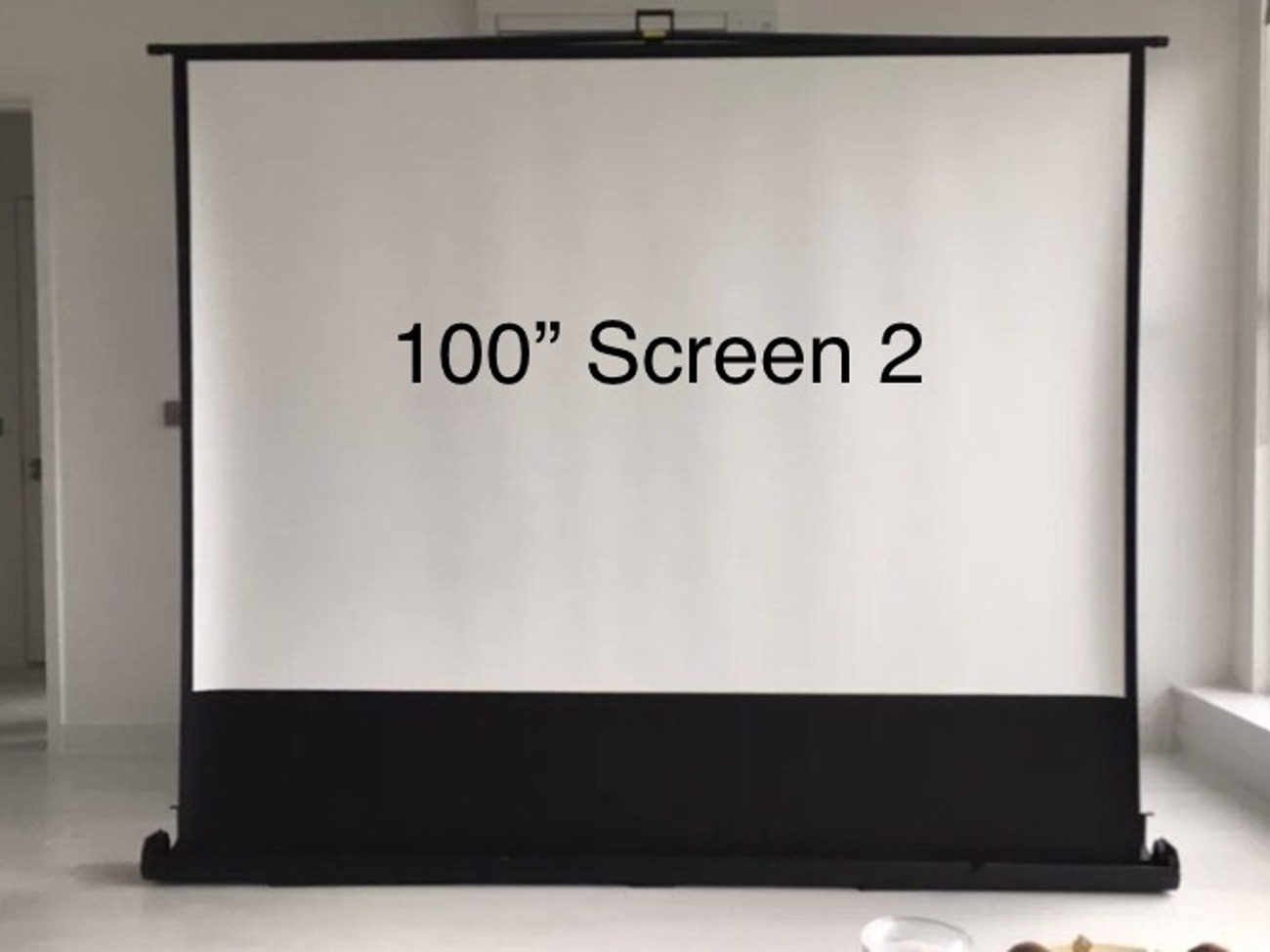 Projector screen freestanding  100" event home office pop up 