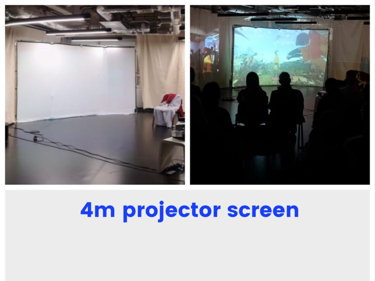 Projector screen freestanding  157" screen event party film gazebo