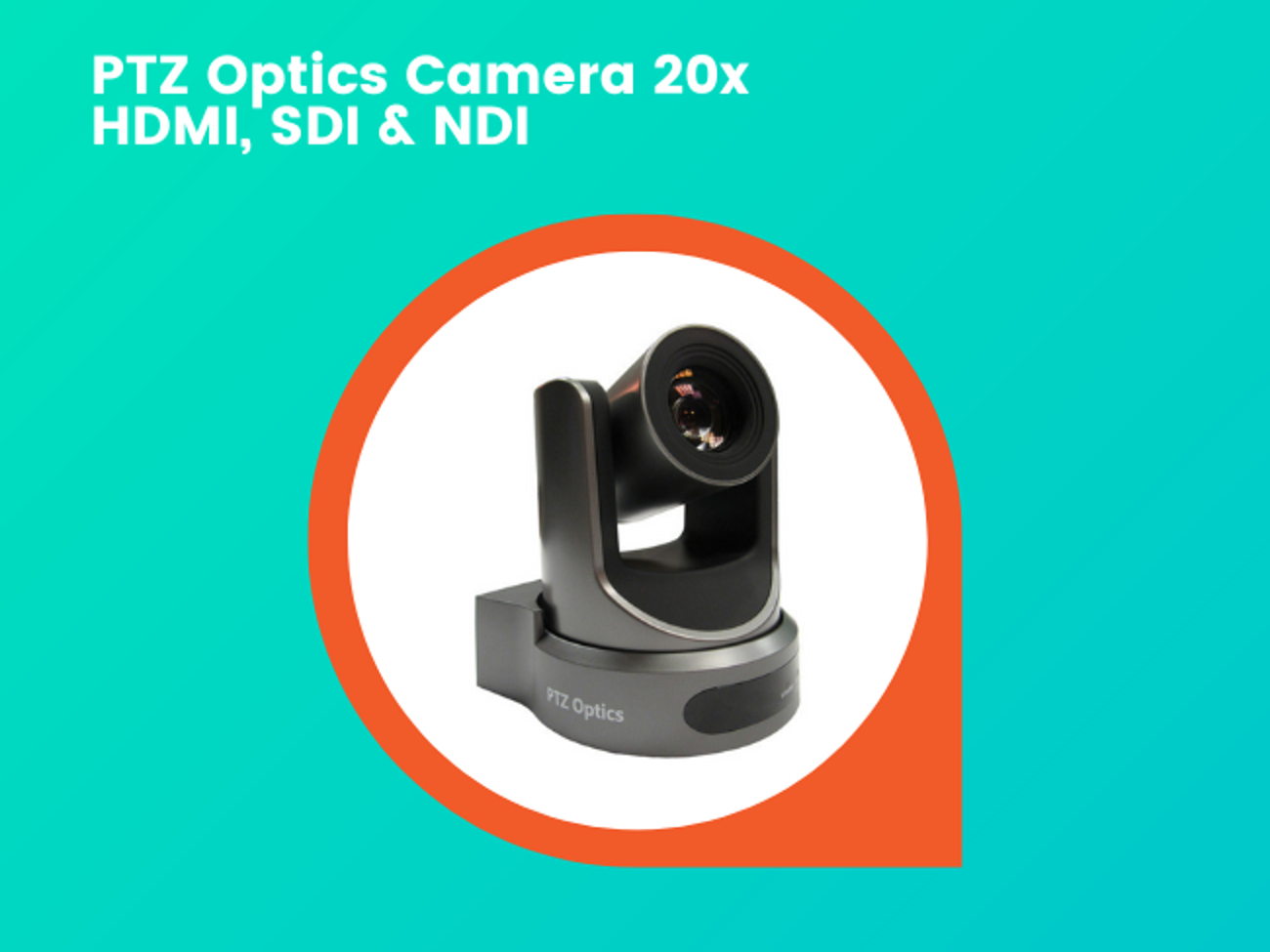 Ptz optics camera 20x hdmi, sdi & ndi