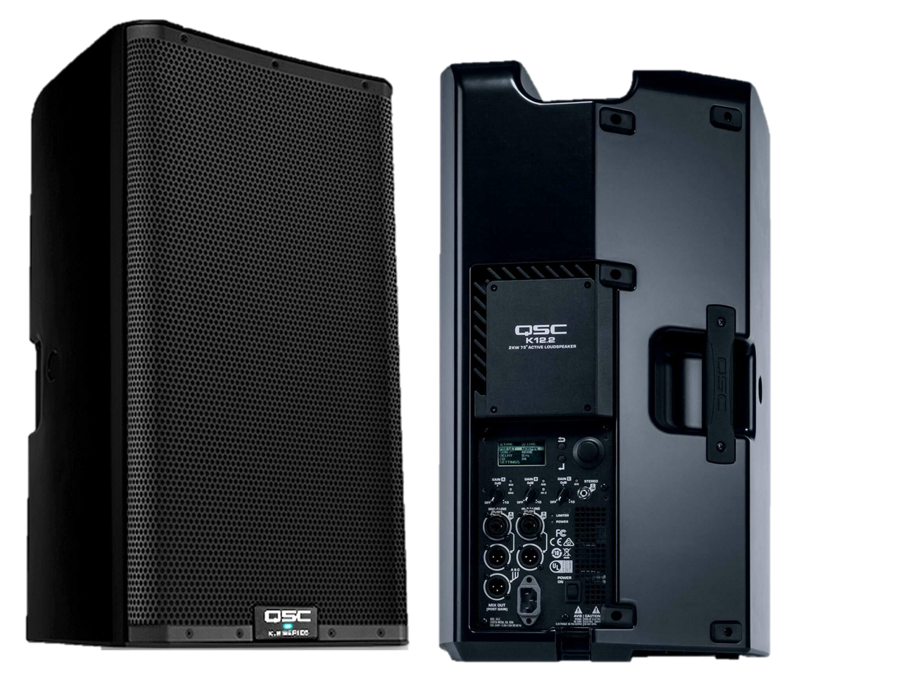 Qsc k12.2 - loudspeaker powered 1,000w 12 inch 