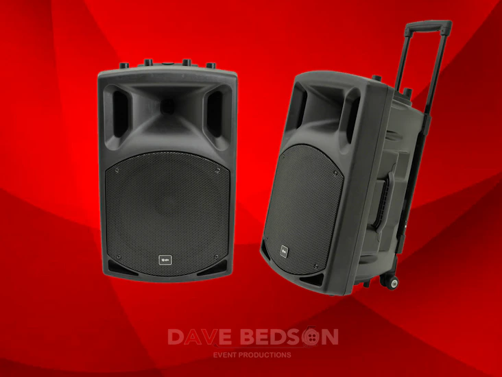 Qtx qx12pa battery powered portable pa speaker