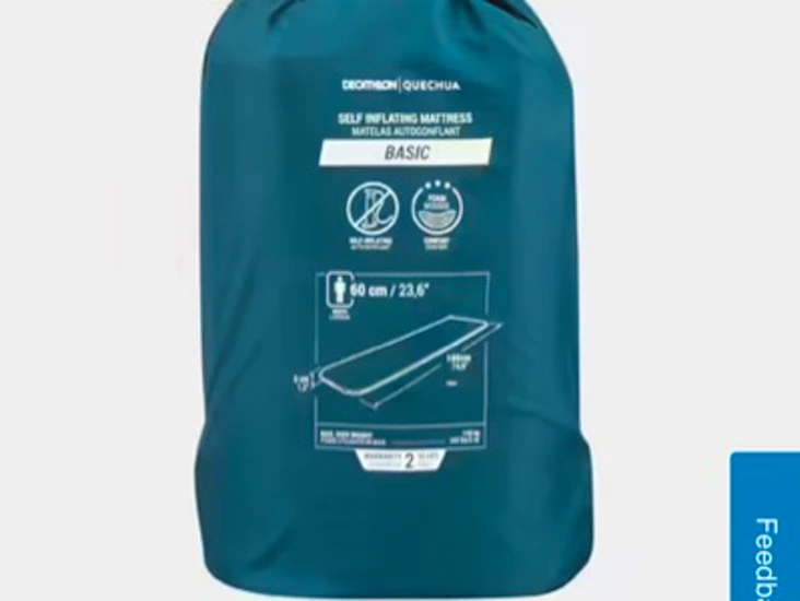 Quechua self inflating camping mattress + pillow
