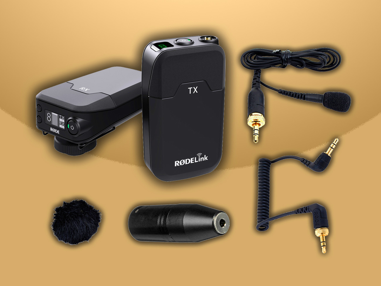 Radio lav mic - røde filmmaker lapel kit & xlr adapter
