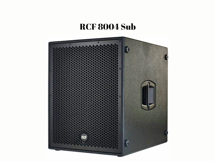 Rcf 8004 as active subwoofers