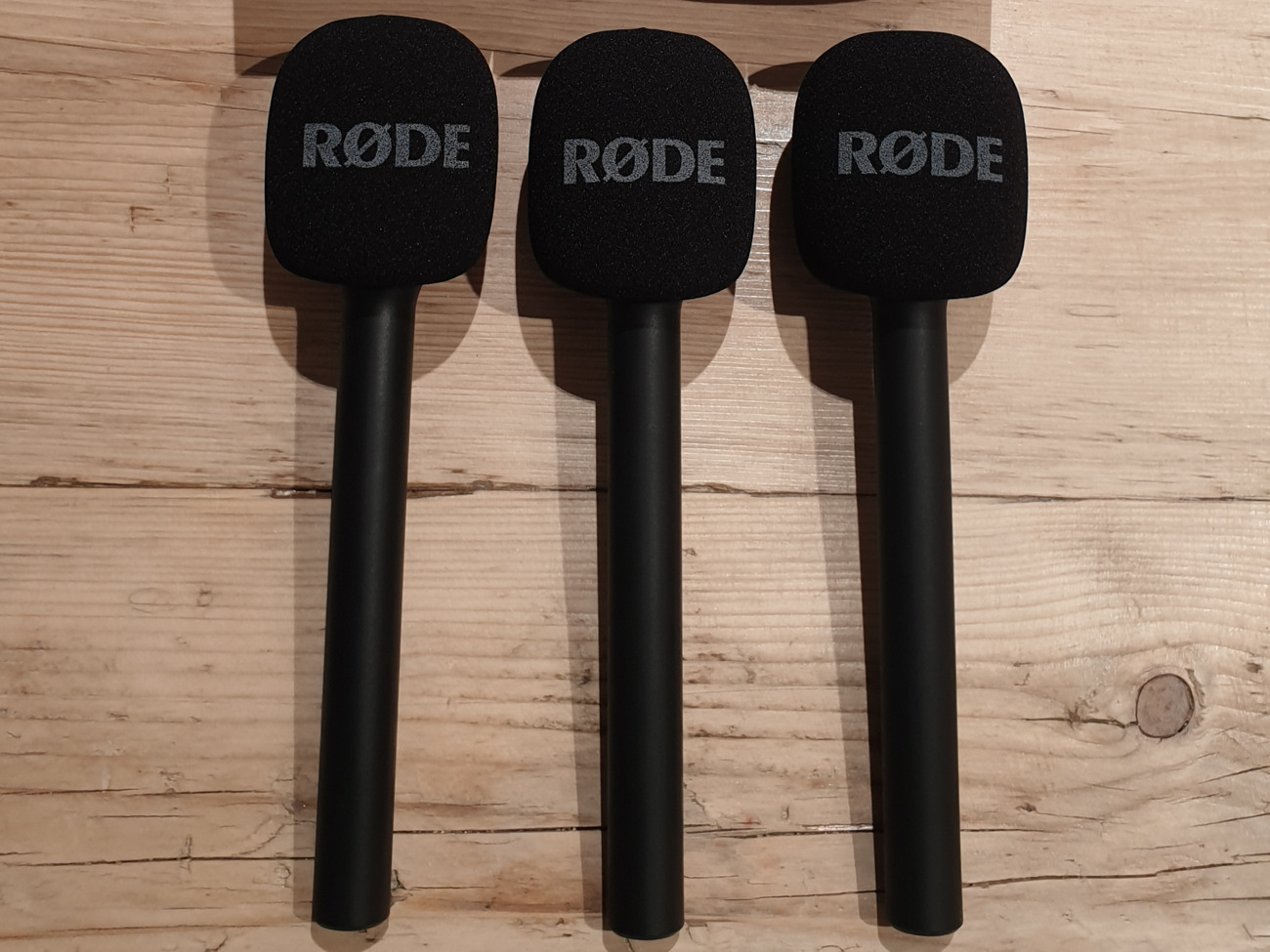 Rode interview go handheld microphone (x3)