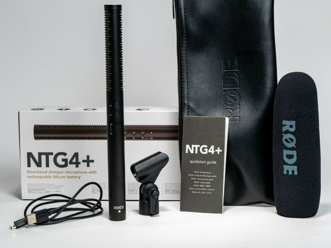 Røde ntg4+ short shotgun condenser microphone