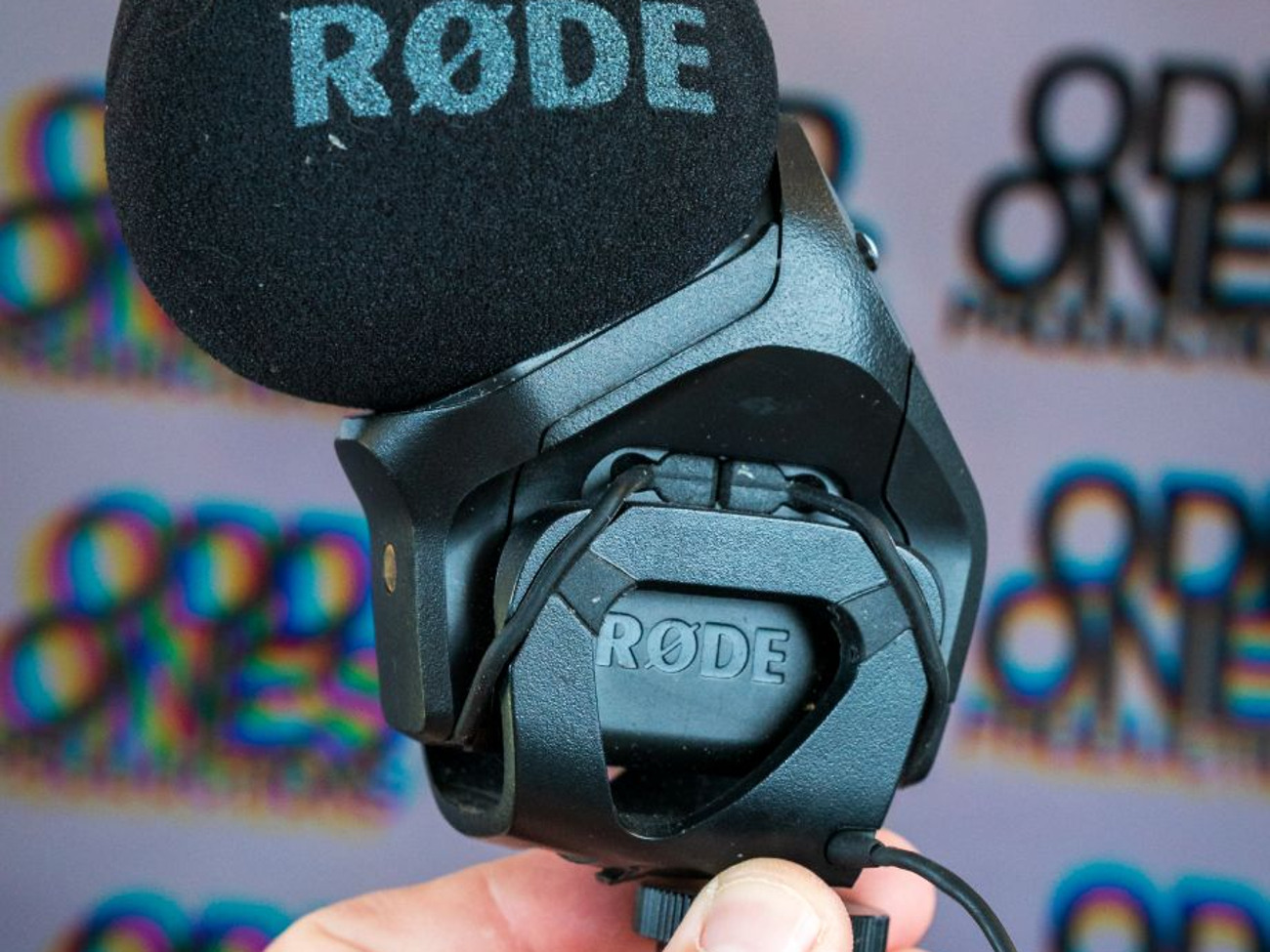 Røde stereo videomic pro on camera microphone