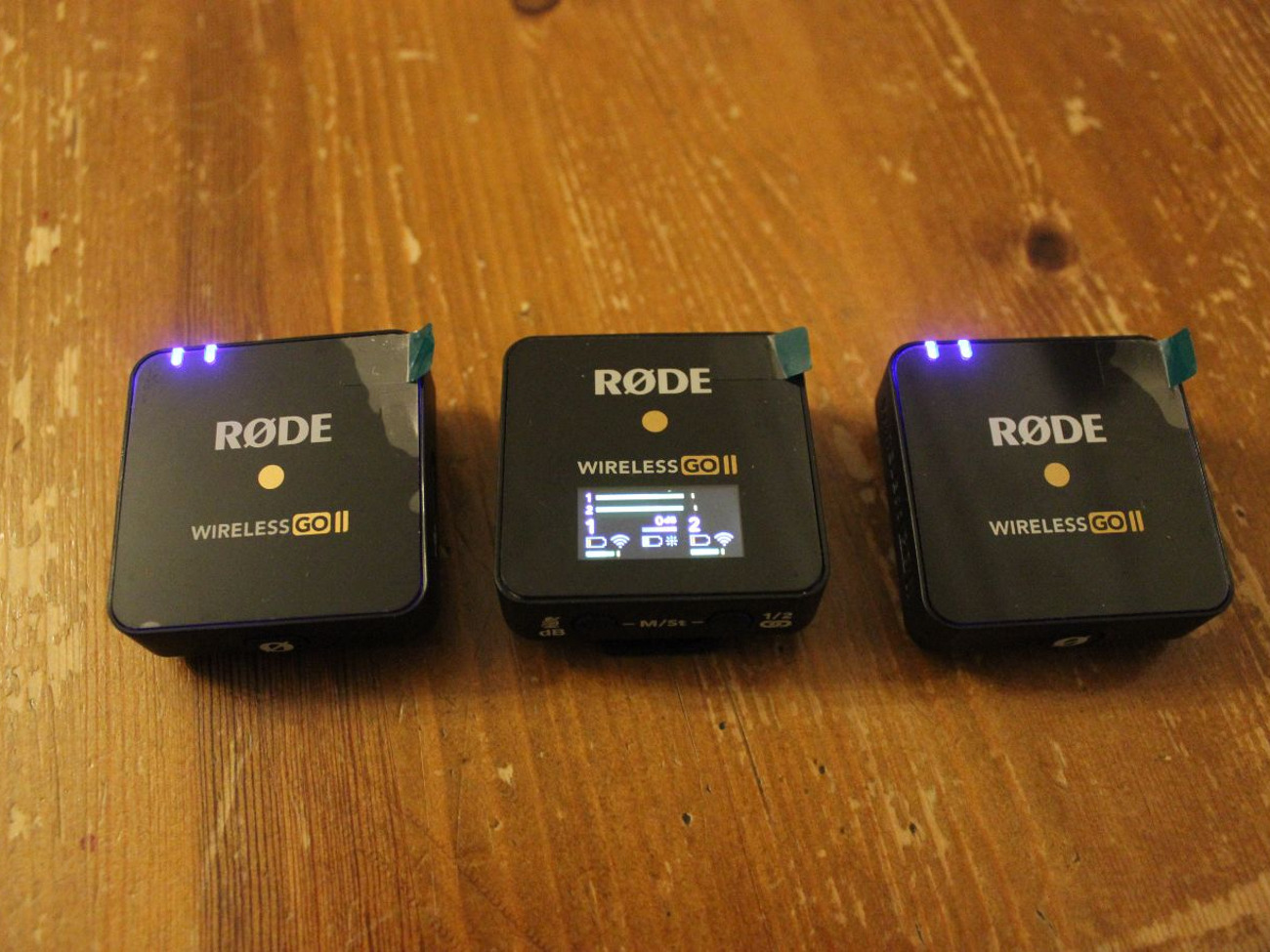 Røde wireless go ii (2x microphones & 1x receiver)