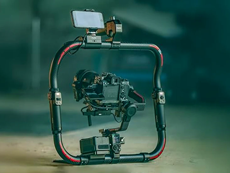 Gimbal ring package - dji rs3 pro, tilta advanced ring, v lock power, atomos 7" monitor