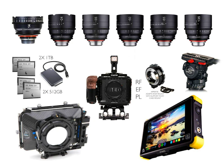 Red komodo 6k / x cine build dop rig