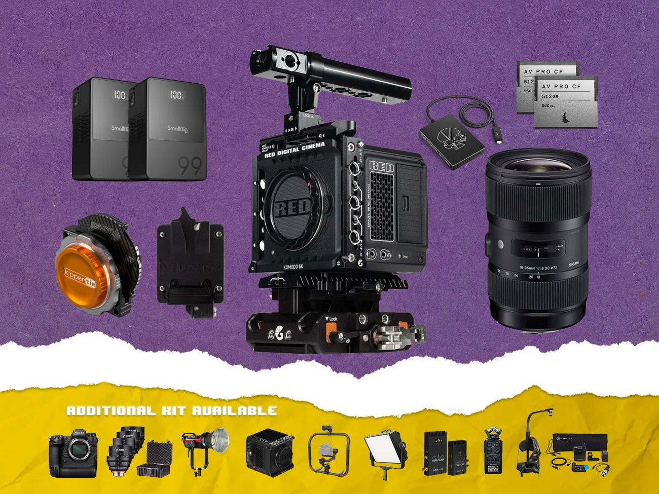 Red komodo 6k production kit 2