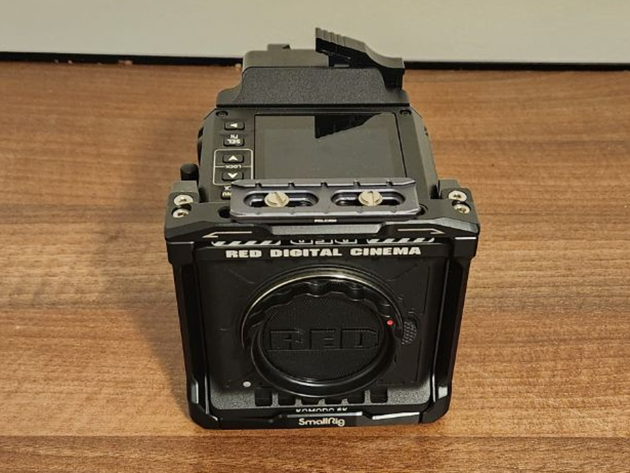 Red komodo 6k with smallhd monitor
