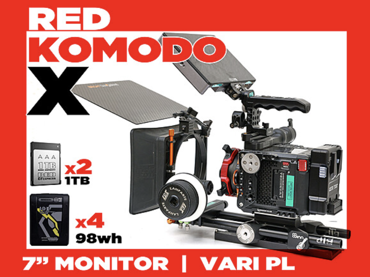 Red komodo-x kit #1 