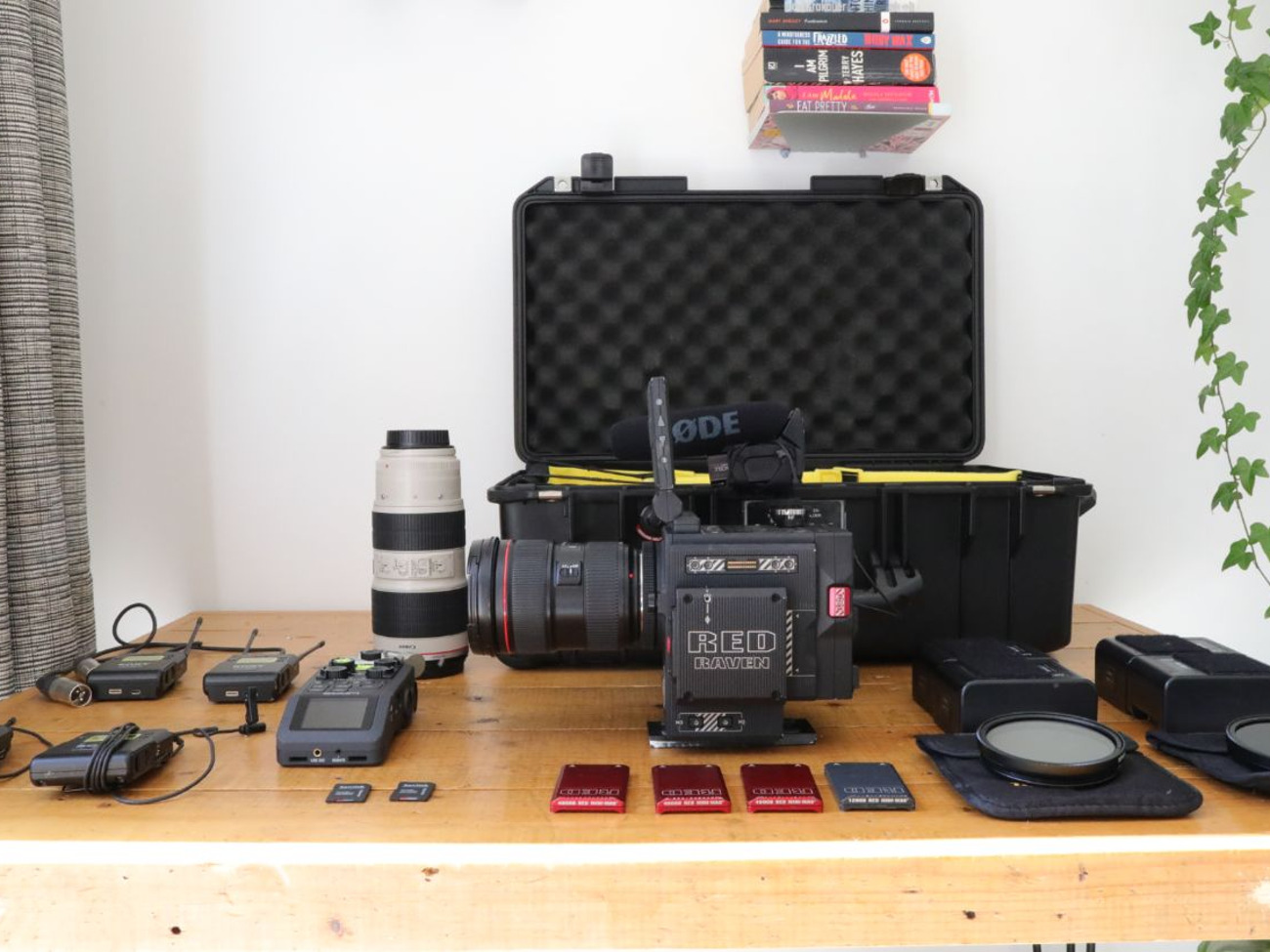Red raven +2 lens kit & audio 