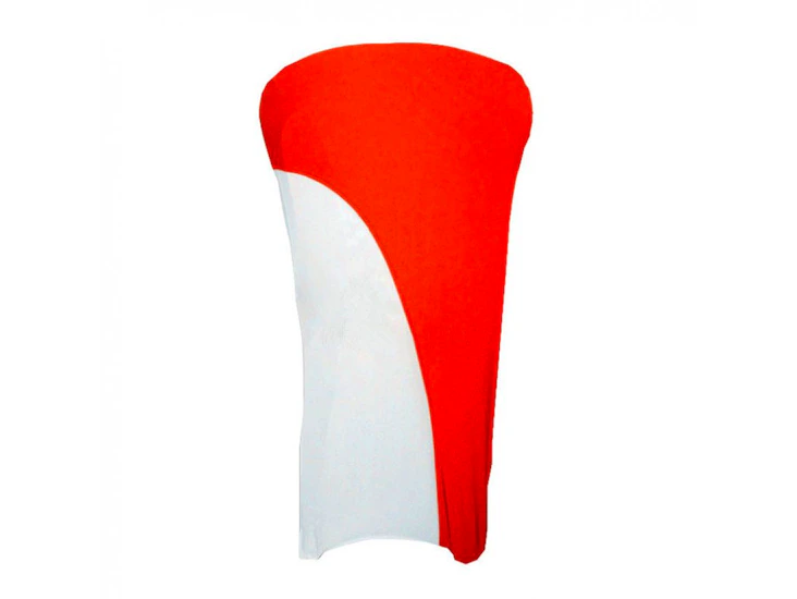 Red spandex chair cover cap