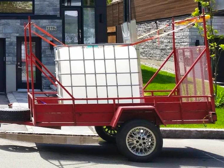 Remorque 4.5*8pi, légerte 450lbs