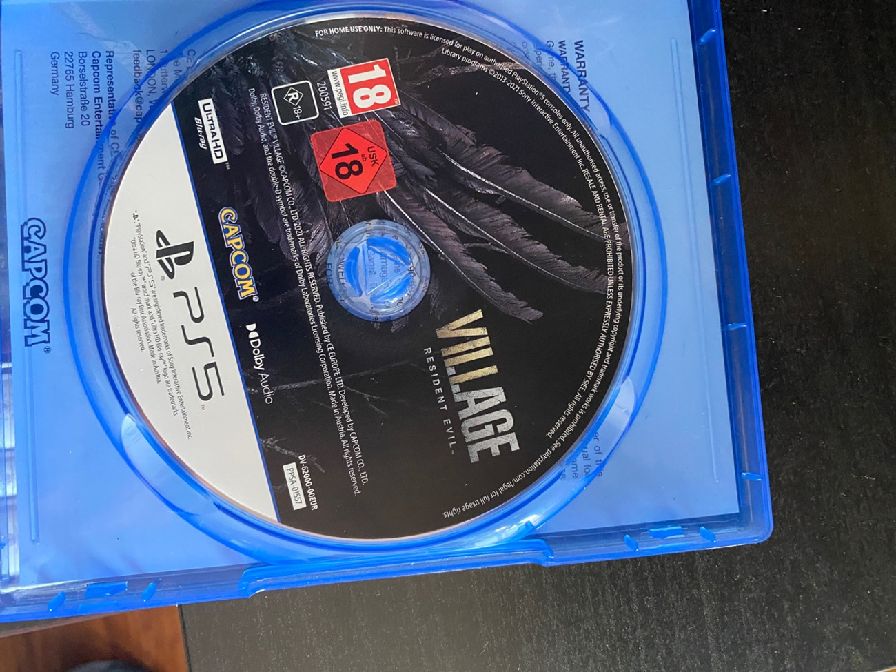 Resident evil village for ps5