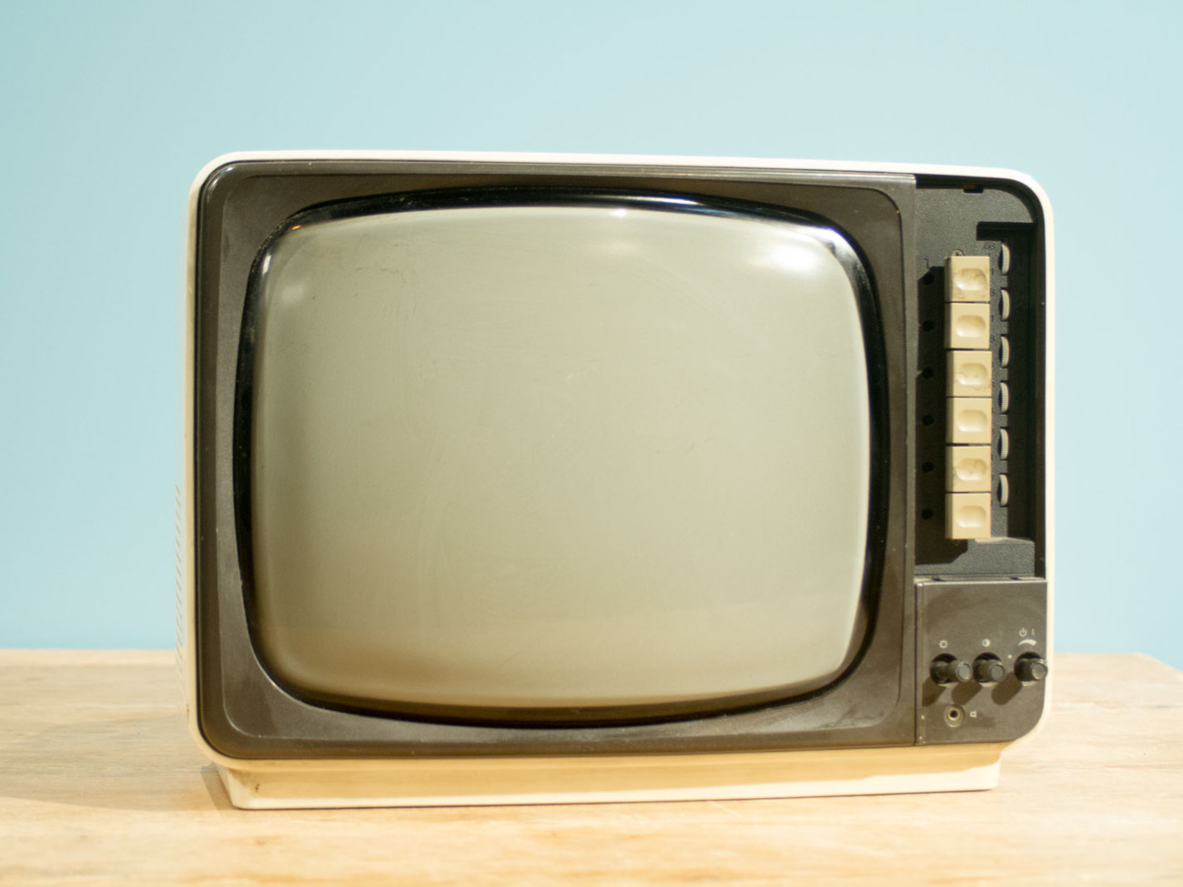 Retro panasonic tr-1208gb monochrome  crt tv