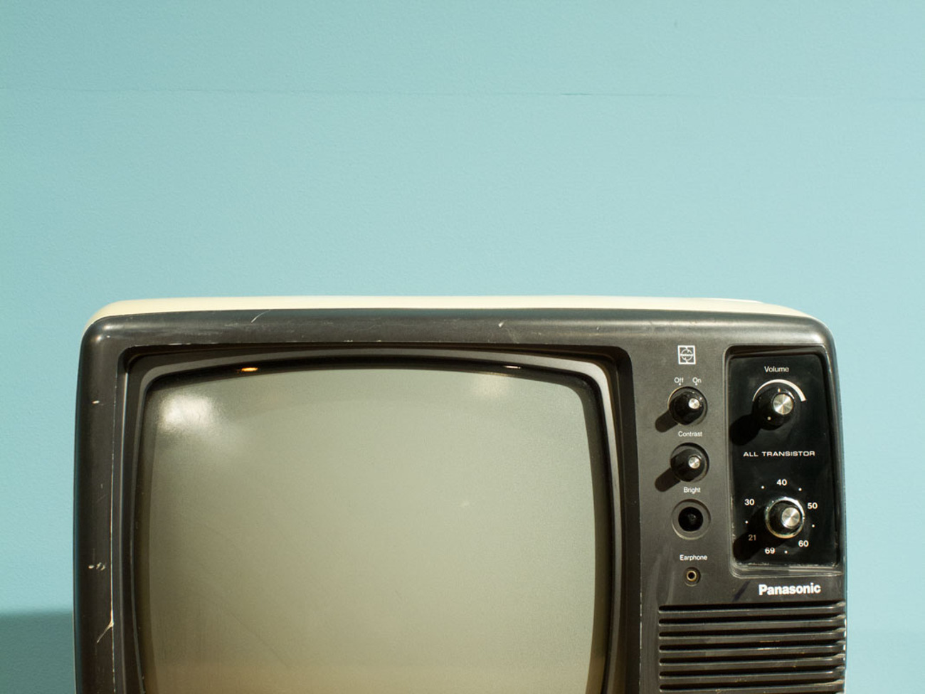 Retro panasonic tr-602ga monochrome  crt tv