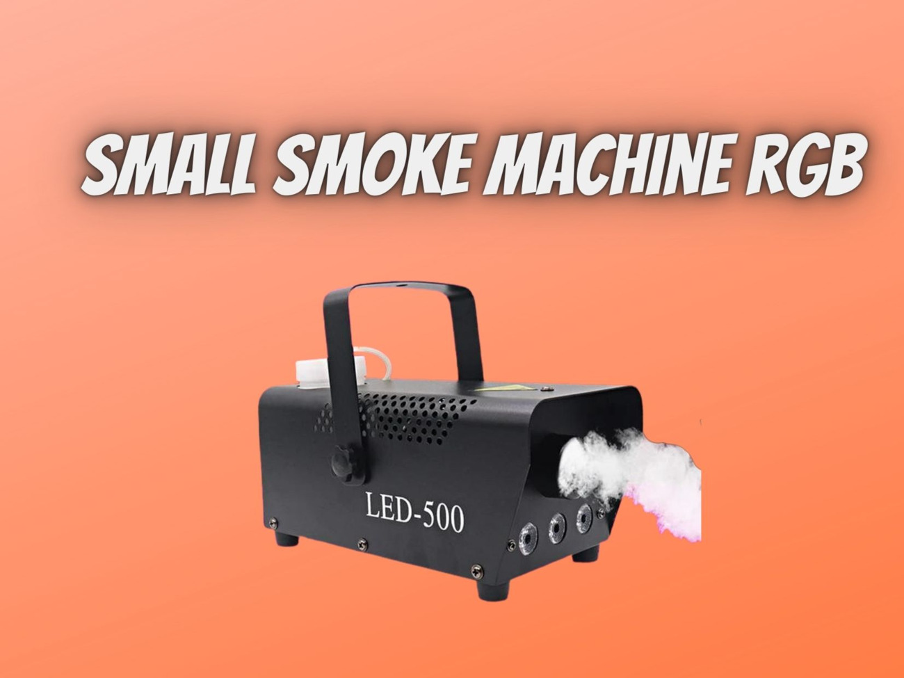 Rgb fog smoke machine - changeable colors