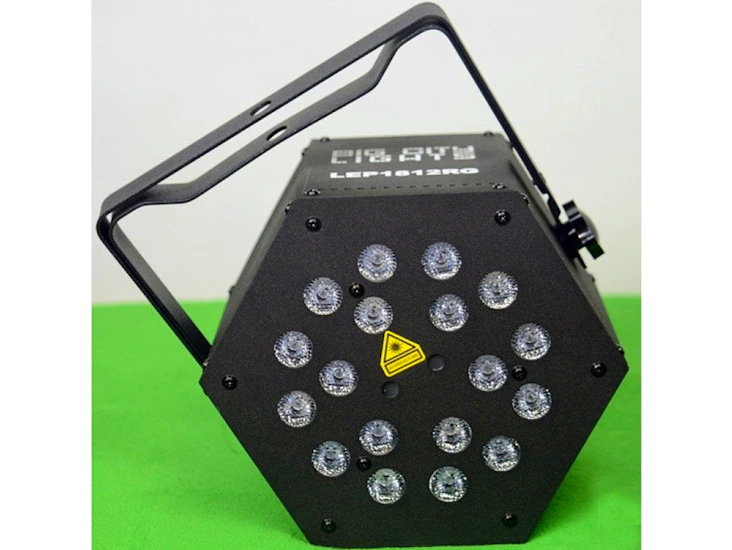 Rgb par spot light with red and green laser