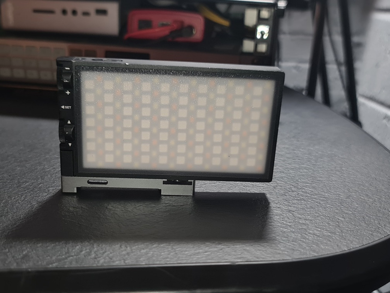 Small light rgb video rechargeable led camera light