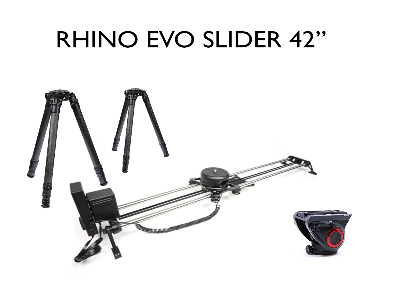 Rhino evo slider 42' w pan head 