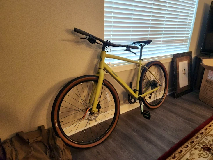 Road-gravel bike hybrid.