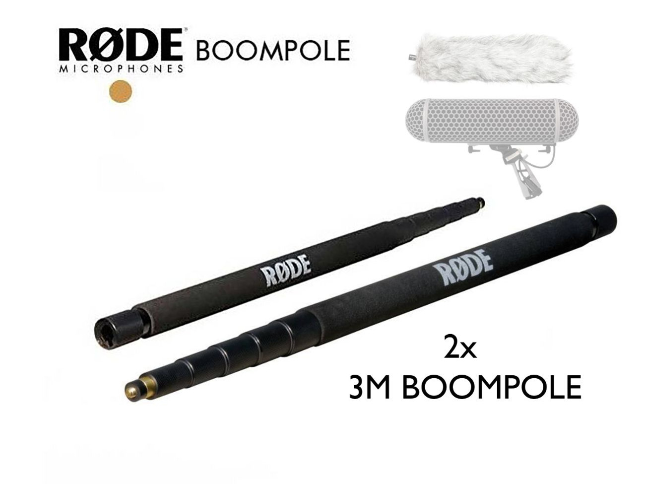 Rode 3m boom pole (2 x available)