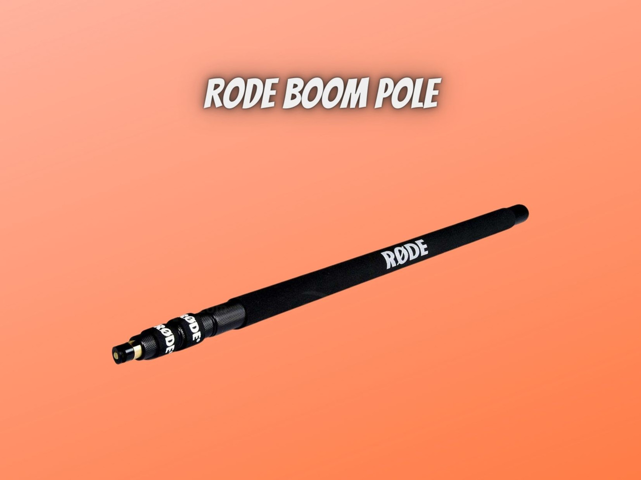 Rode boom pole
