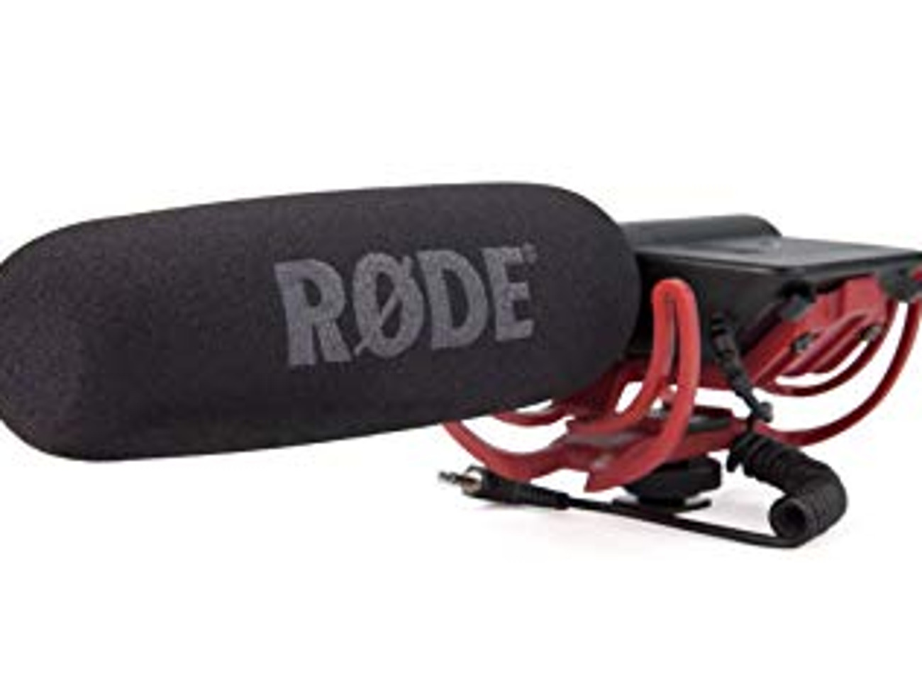 Rode camera and audio video mic with rycote lyre mount