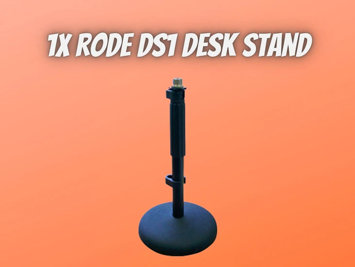 Rode ds1 desk microphone stand - podcasts livestreaming