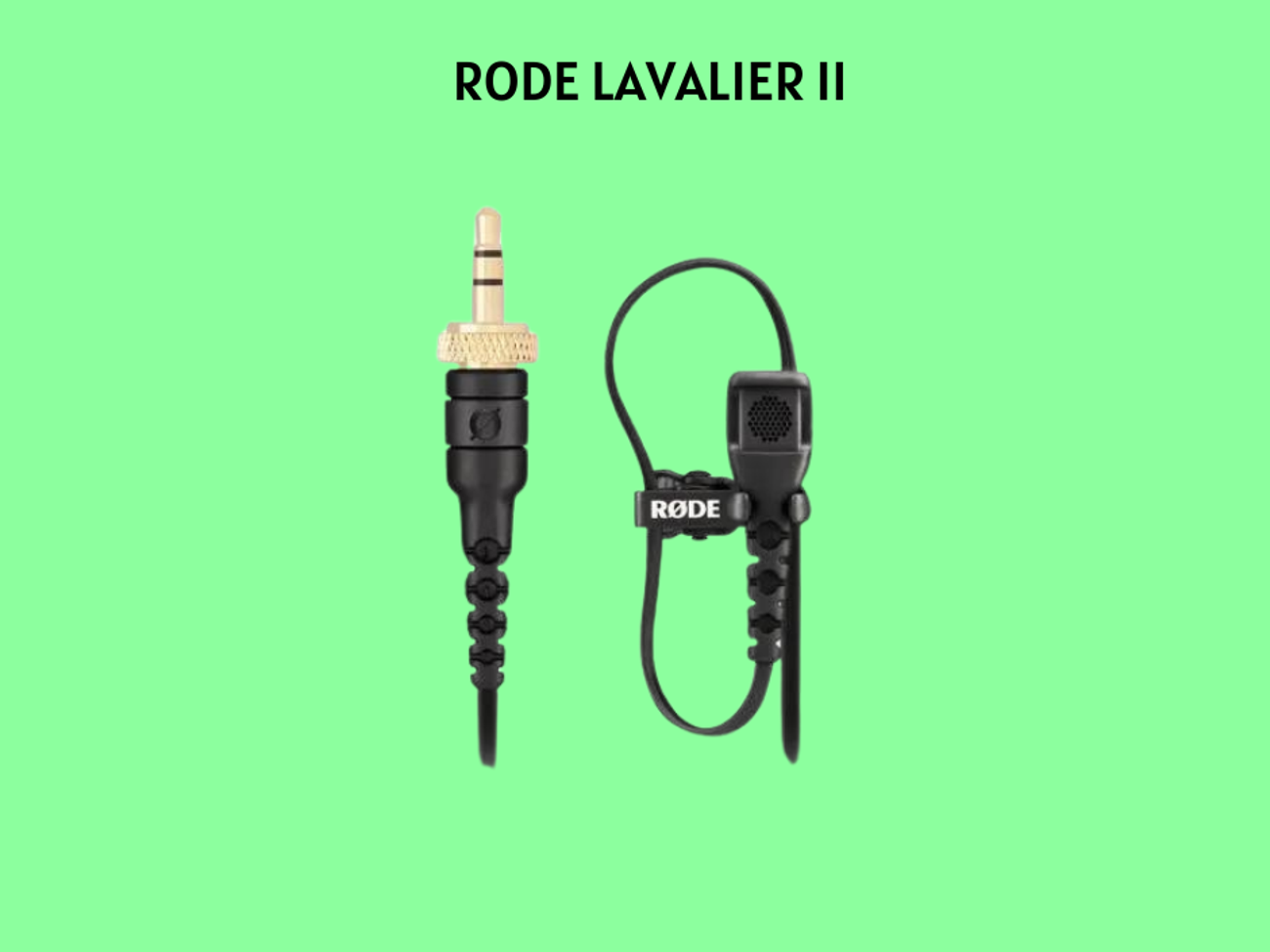 Rode lavalier ii lav mic / microphone