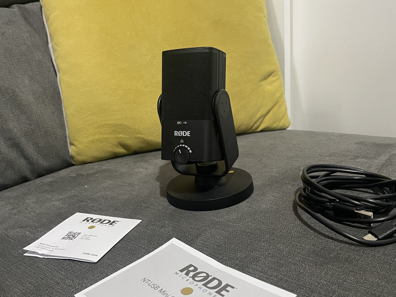 Rode mic, mini studio usb