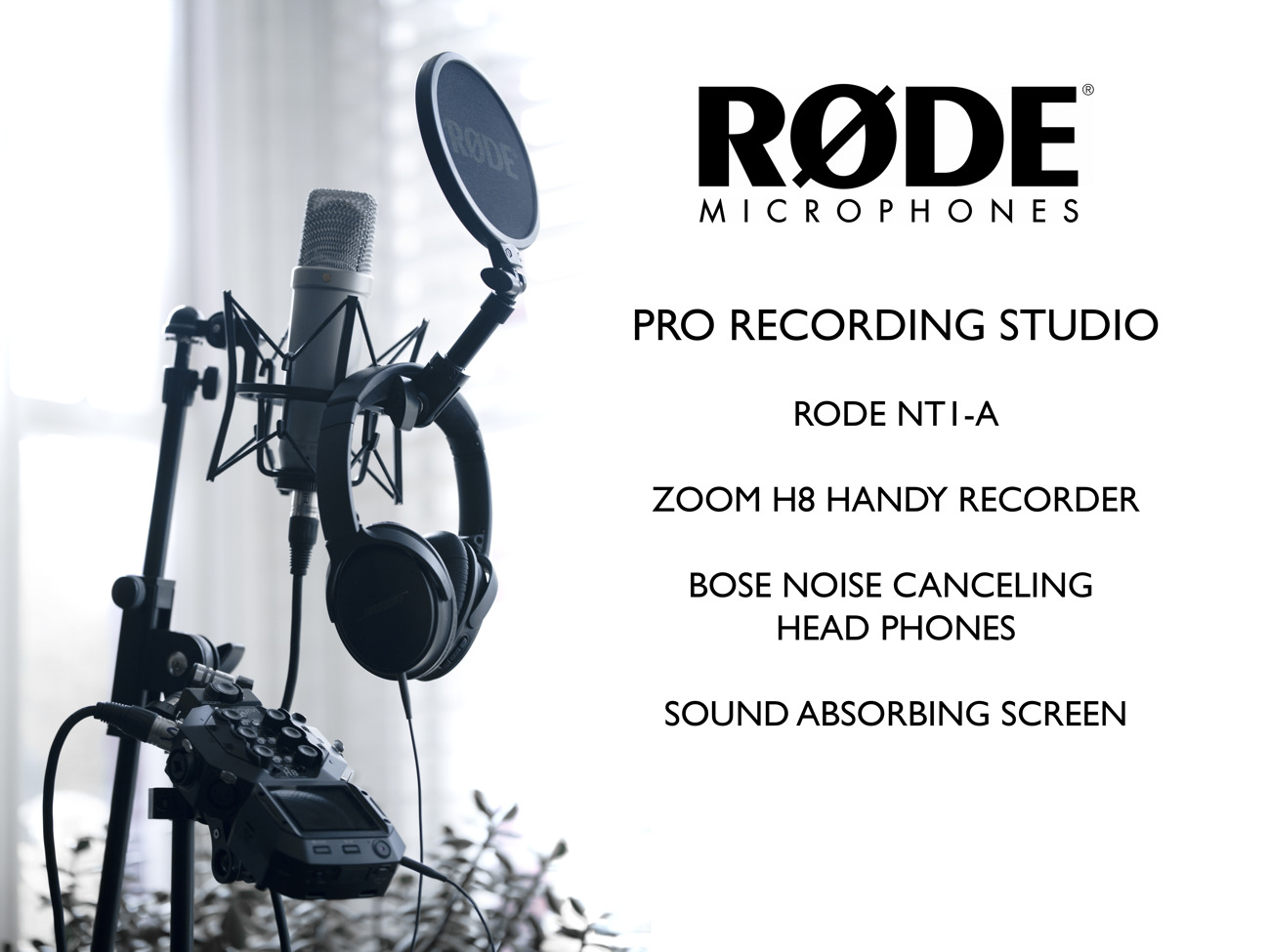 Rode nt1-a studio mic / sm6 shock mount