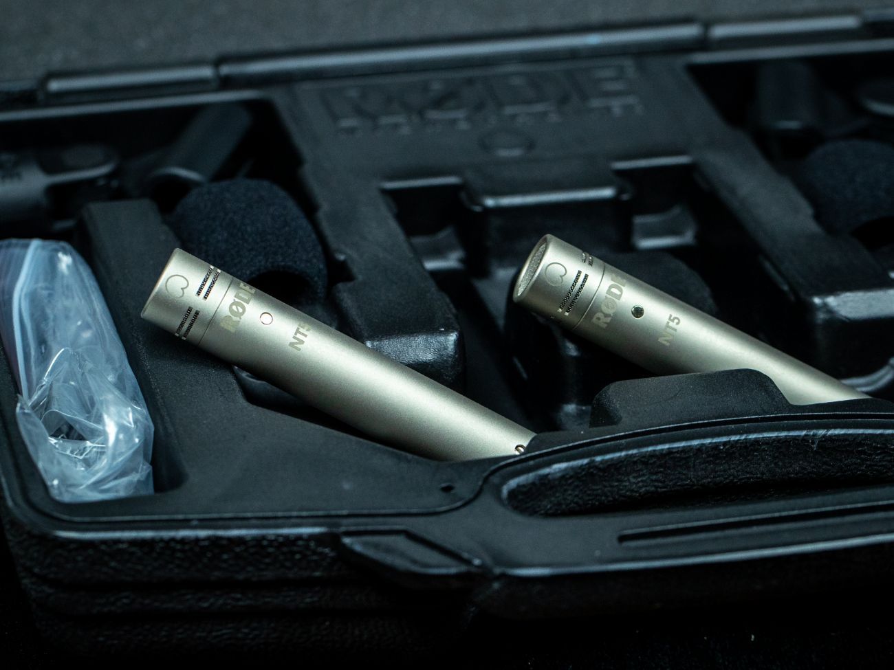Rode nt5 small diaphragm condenser microphones (stereo pair)
