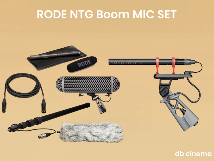Rode ntg 5 boom mic shotgun film set