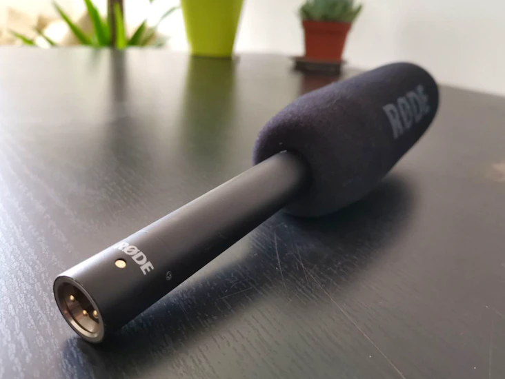 Rode ntg4+ powered directional microphone & windshied