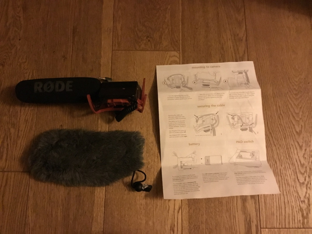 Rode on camera video mic