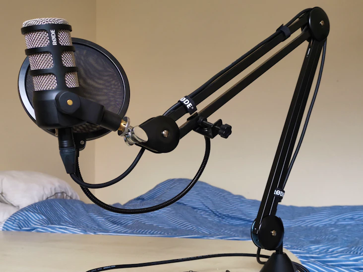 Rode podmic & psa1 studio boom arm