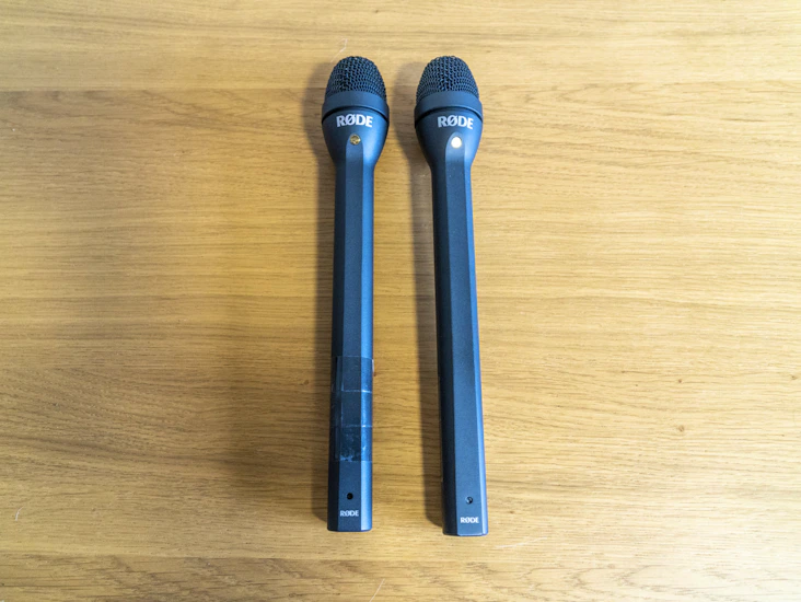 Rode reporter handheld microphone x2