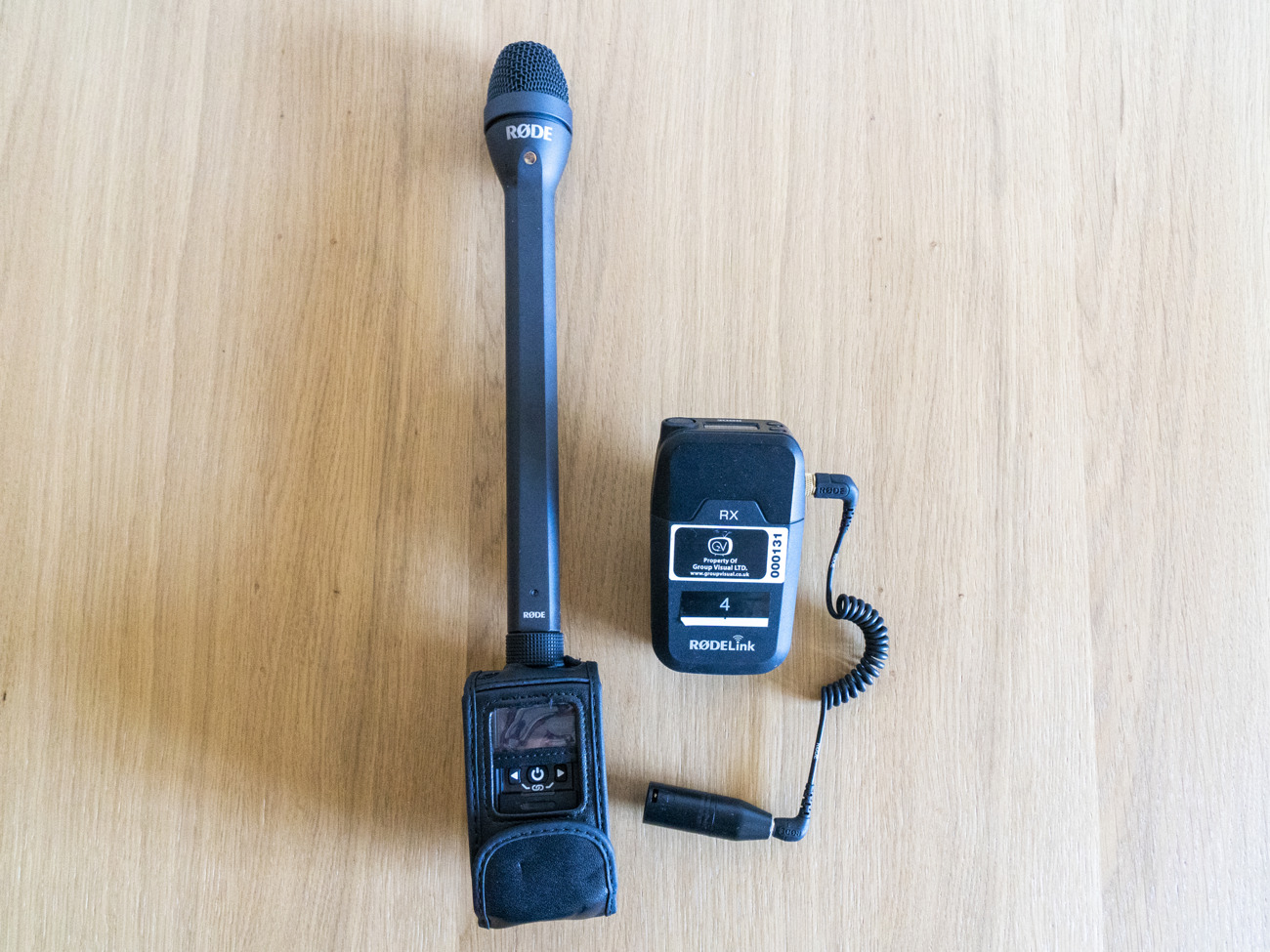 Rode reporter wireless handheld mic set