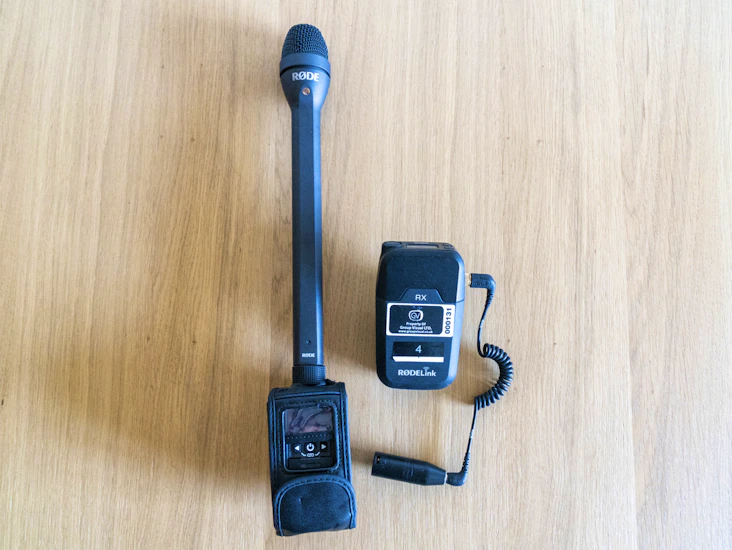Rode reporter wireless handheld mic set
